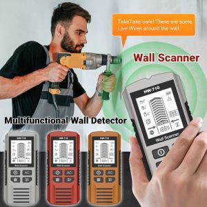 5 In 1 Multifunctional Wall Detector Handheld Depth Wall Stud Finder Wire Detect Wall Scanner Electric Box Finder