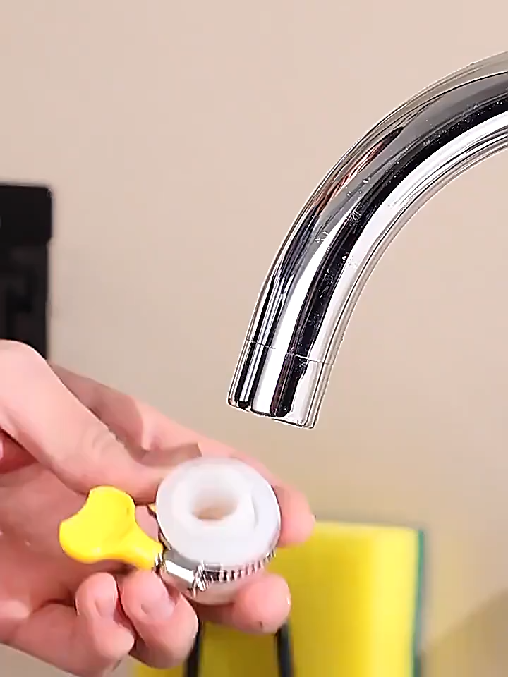 Universal Faucet Connector Adapter Water Pipe Joint for Kitchen Garden Hose Leak-proof (Thickened Copper/ABS)