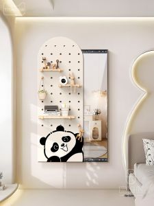 CTYLIGHTZ | Full Length Dressing Hidden Mirror Closet Storage Shelf