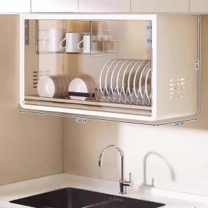 B&W | Wall-mounted Multifunction Drying Kitchen Storage Rack