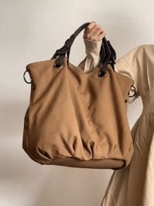 Stylish Vintage Thick Canvas Large Capacity Shoulder Tote Bag Shopping