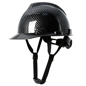 Carbon Fiber Pattern Safety Helmet Construction Engineer Work Cap ABS Industrial Head Protection Adjustable Industrial Hard Hat