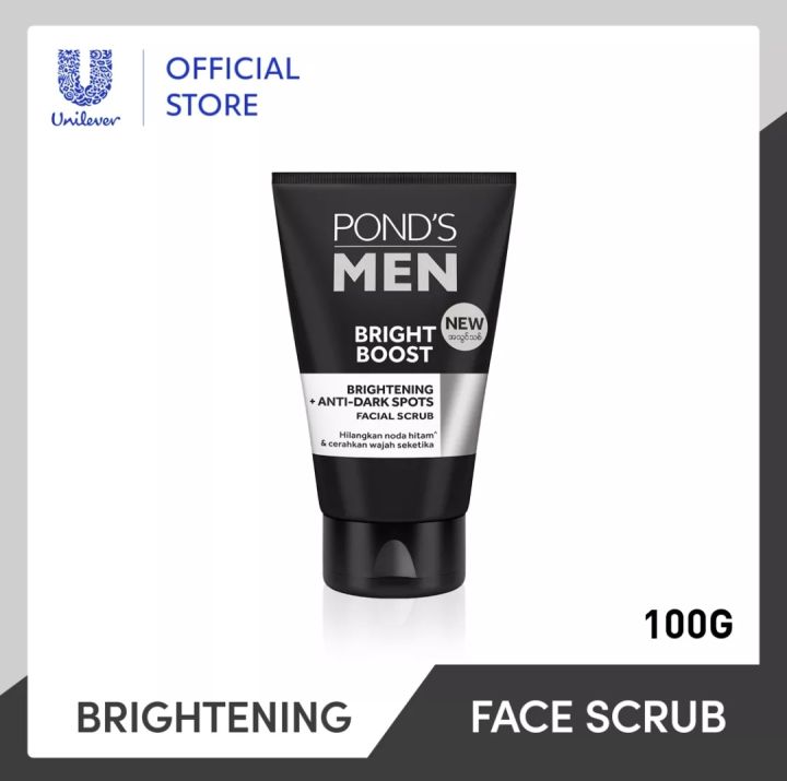PONDS MEN FACIAL FOAM 100ML BRIGHT BOOST