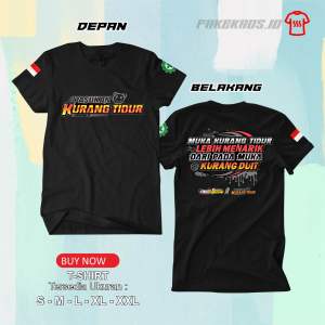 ORGNAL KAOS PASUKAN KURANG TIDUR (Tebal bahan combed 24s)