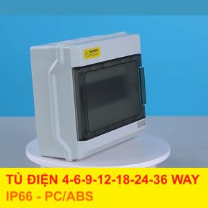 Tủ điện phân phối chống nước SH-6 WAY chuẩn IP66 (SHPN Series) - Waterproof Power Distribution Boxes SH-6 WAY IP66