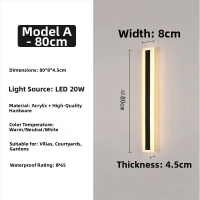 Waterproof Outdoor LED Wall Light