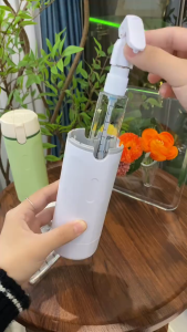 Keranixy 4IN1 Portable Shampoo Bottles Travel Toiletry Kit Empty Refillable Lotion Container Liquid Soap Dispenser Set