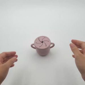 JIYU [JB-014] Silicone Snack Cup  / Gelas Snack Silikon BPA FREE