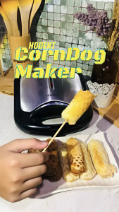 HODEKT Electric Hot Dog Maker 800W Breakfast Maker Easy to Clean Non-Stick Surface Breakfast Maker