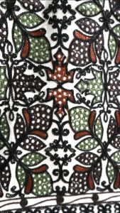 Sorban ASAD Kashmiri 004 006 007 Putih Hitam Full Motif Sulam Mewah