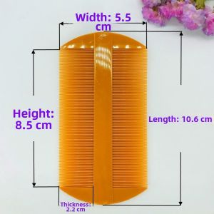 Traditional Style Super Dense Tooth Comb for Head Lice And Dandruff Removal Childrens Lice Comb Old Fashioned Shampoo Tool