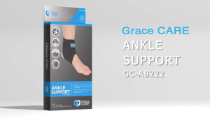 Đai quấn hỗ trợ cổ chân mắt cá chân thành phần có sợi than tre cao cấp Grace Care AB222