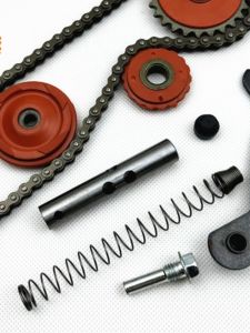 ชิ้นส่วนรถจักรยานยนต์จับเวลาโซ่ขนาดเล็กสําหรับ Jiangling 70 Bent100 110 สามล้อดัดคานชุดซ่อม