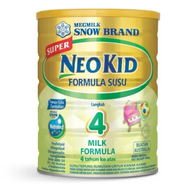 Snow Super Neo Kid Plus Formula Susu Step 4 Formula Milk Powder 4 Years & Above 900g Exp 11/2026