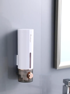 Hộp đựng sữa tắm dầu gội nước rửa tay chất liệu ABS gắn treo tường tiện lợi