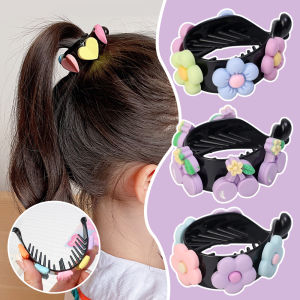 【Free Shipping】Dễ thương Hàn Quốc kẹp tóc Cho Cô Gái Bun thời trang tóc Lớn Dễ Thương Phim Hoạt Hình kẹp tóc đuôi ngựa Trẻ Em Khóa Tóc Sửa Chữa Kẹp Tóc