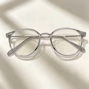 Cermin Mata Baca Bulat Fesyen Korea Anti-Biru Anti Sinaran HD Reading Glasses +1.00 to +4.00 Cermin Mata Membaca untuk Rabun Dekat Uniseks