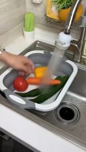 Wadah Baskom Talenan Lipat Serbaguna Magic Kitchen: Alat Dapur Praktis