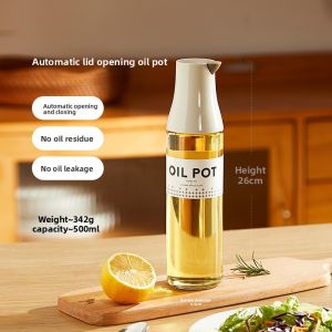 CAROTE | Automatic Open Close No Oil Hang Leak Proof Oil Bottle