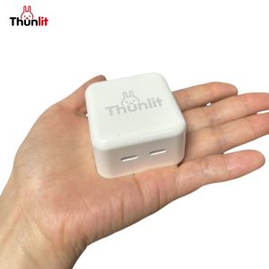Thunlit Type C Fast Charger PD 20W-35W Dual USB C Port Power Adapter for Laptop and Phone
