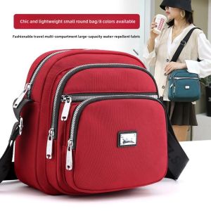Casual Oxford Cloth Single Shoulder Bag Womens Crossbody Phone Bag Multi-layer Nylon Fabric Small Bags Fashionable 2025 New