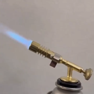 Blue Copper Brazing Welding Nozzle Heat Flame Gun Torch for Butane Gas Plumbing