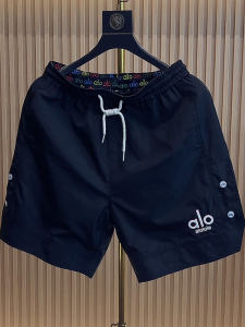 กางเกงขาสั้นชายผ้าบางป้องกันน้ำแห้งเร็วระบายอากาศได้ดี 5 นิ้ว กางเกงชายหาด แฟชั่นฤดูร้อน กางเกงขายาวลำลอง ทรงตรง ทรงตรง