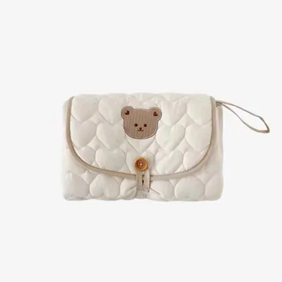 Tấm Lót Thay Tã Di Động Có Thể Gập Lại Cho Bé Sơ Sinh Unisex Polyester Tấm Lót Thay Tã & Vỏ Bọc Đơn Giản Vỏ Bọc Giường Nệm