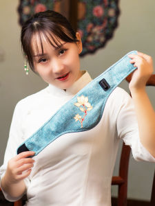 Electric Heating Neck Mask Heattech Moxibustion & Hot Compress Neck Electric Heating Scarf Cervical Spine Neck Physiotherapy Neck Support USB