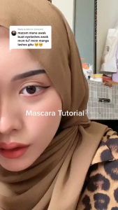 makeup mascara waterproof Eyes Maskara kalis air kepala berus halus lentik panjang cepat kering hitam bebas noda kepala berus halus mata hitam solek mata pemula kesan pantas