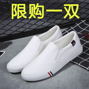 รองเท้าผ้าใบผู้ชาย ระบายอากาศได้ดี ทรงหุ้มข้อต่ำ รองเท้าผ้าใบสไตล์ปักกิ่ง กันน้ำ กันฝุ่น รองเท้าผ้าใบลำลอง