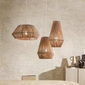 Free Bulb Traditional Bamboo Pendant Lamp: A Stylish Addition to Your Dining Table