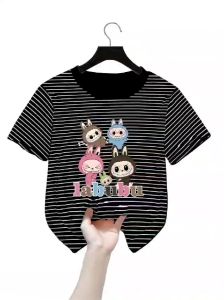 Atasan Kaos Anak Perempuan Kekinian LABUBU Usia 1-12 Thn