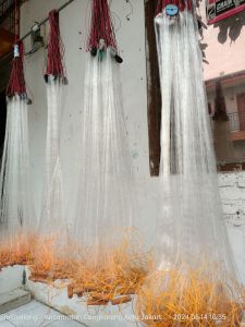 jaring ikan siap pakai jaring jadi 012 1½ panjang 30-35m tinggi 1-125 cm