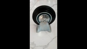 Roda troli troly karet Mati 6inch roda trolley estalase pintu.