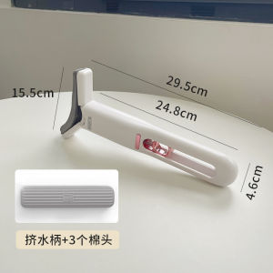 Mini Sponge Mop Hand-Free New 2023 Bathroom Absorbent Sponge Handle Household Cleaning Tool for Lazy People Floor Duster
