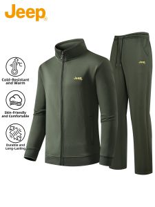 Jeep | Autumn Winter Mens Hoodie Sports Set Two-piece