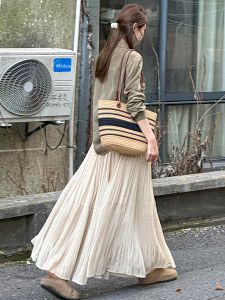 YIFANSHI | High Waist A-Line Skirt Summer New Design Dropped Feel Cake Layer Ruffle