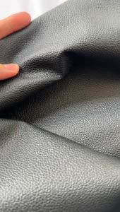 RJ Kulit Jeruk Hitam Ukuran 46 x 90 cm Tebal 0.7 mm Jok Motor Oscar Cleo Tebal Premium Semua Motor