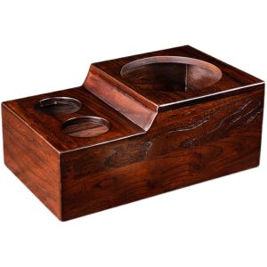 Solid Wood Bottle Holder for Car Holder Car Water Cup Holder Insulation Pot Holder Truck Car Cup Base