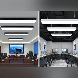 PA Office Pendant Light 4FT LED Linear Light Casing Kalimantang Tube Fitting Ceiling Wall Lighting Lampu Panjang Siling