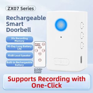 RONGCE | Welcome Voice Announcement Entry Alarm Wireless Doorbell