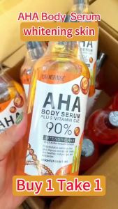 【BUY 1 TAKE 1】AHA FACE & BODY SERUM WITH VITAMIN C & E | Moisturizing Whitening 500ML