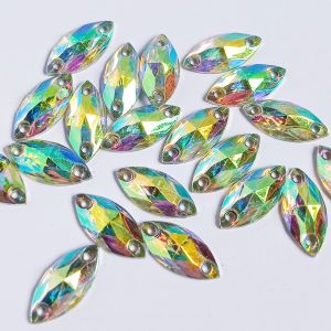payet/diamond/resin/jahit/manik manik/kristal/Payet Jahit/mata sampan/uk 9x18/per lusin/murah/