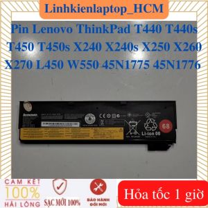 Pin Laptop Lenovo ThinkPad T440 T440s T450 T450s X240 X240s X250 X260 X270 L450 W550 45N1775 45N1776 - pin 68 ( loại mỏng - 3 cell)