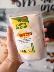 Greendahan Lupin Flour 100g | 250g - Non GMO Gluten-Free Low Carb Keto Low Calorie Fiber and Mineral Rich