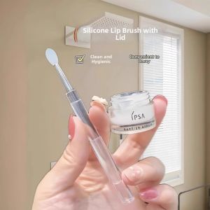 Portable Anti-Dust Multi-Function Silicone Lip Brush