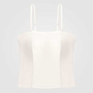 Miiow | Cat Woman Thin Strap Underwear Women Summer Thin Seamless Beautiful Back Tube Top 2025 New Bottom Tank Top No Bra Needed