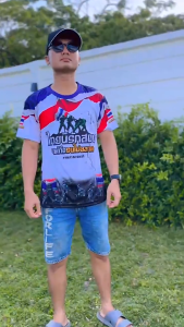 เสื้อยืดกีฬา 🇹🇭 ไทยนี้รักสงบ V.2 ผ้าไมโครสปอร์ต ใส่ได้ทั้งผู้หญิงและผู้ชาย รักสันติภาพ ไม่ใช่คนขี้ขลาด แห้งเร็ว ราคาไม่แพง