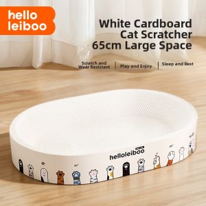 HELLOLEIBOO | Scratch-Resistant Cat Scratcher and Bed Combo Unit